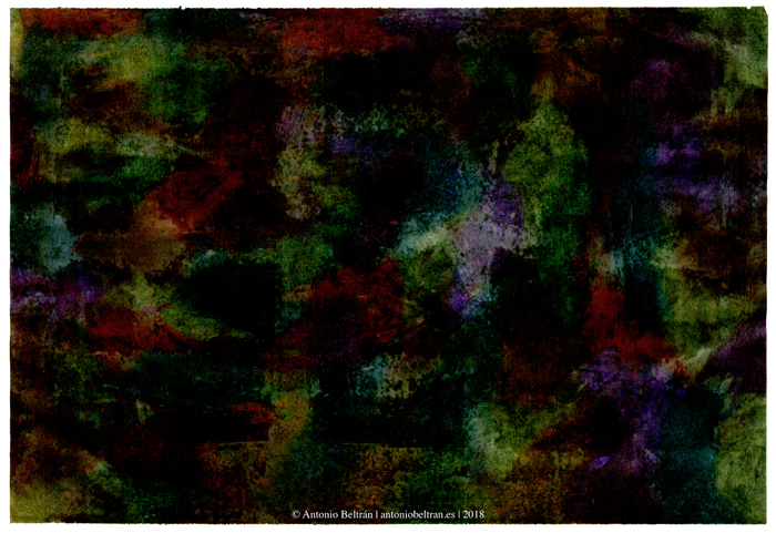 Nube colores collage abstracto arte dibujo antonio beltran