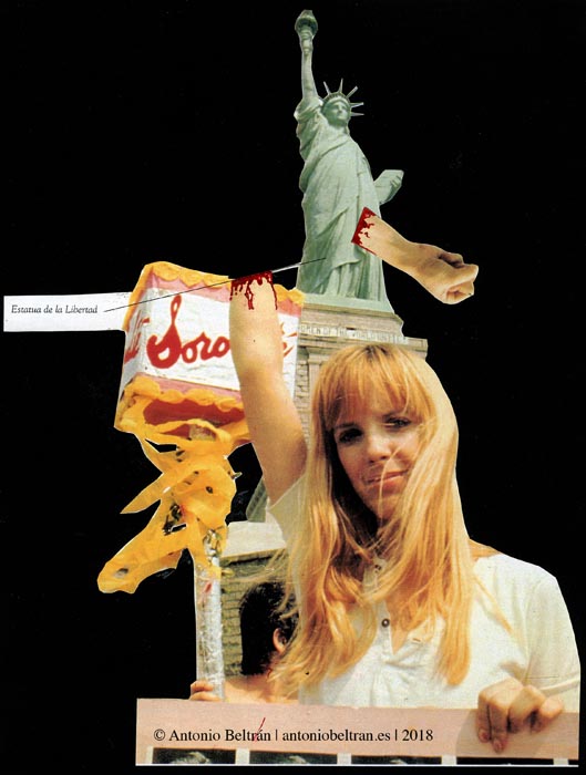 cuerpo ritualizado Marcuse collage ideologica arte politica sociologia antropologia Antonio Beltran