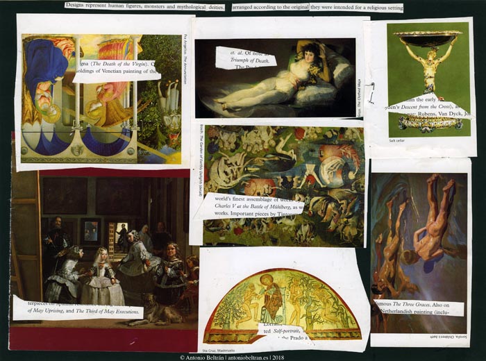 Ready Named collage dad alta cultura museo del prado arte Antonio Beltran