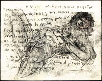 dibujo mujer masturbandose poesia autorretrato antonio beltran