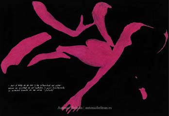 La carne rosa y negra