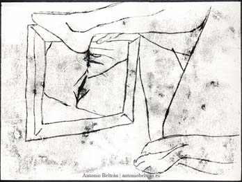 Dibujo en espejo