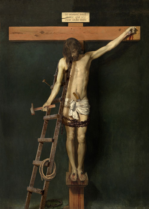 re-edicin del cristo crucificado de Velazquez